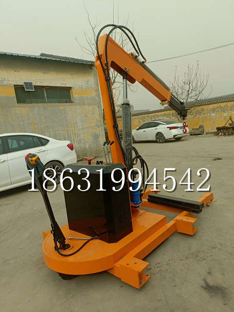 嘉模堂区自卸车厢随车吊 自制轮式四不像起重机 四驱平板吊 5吨 贵盛